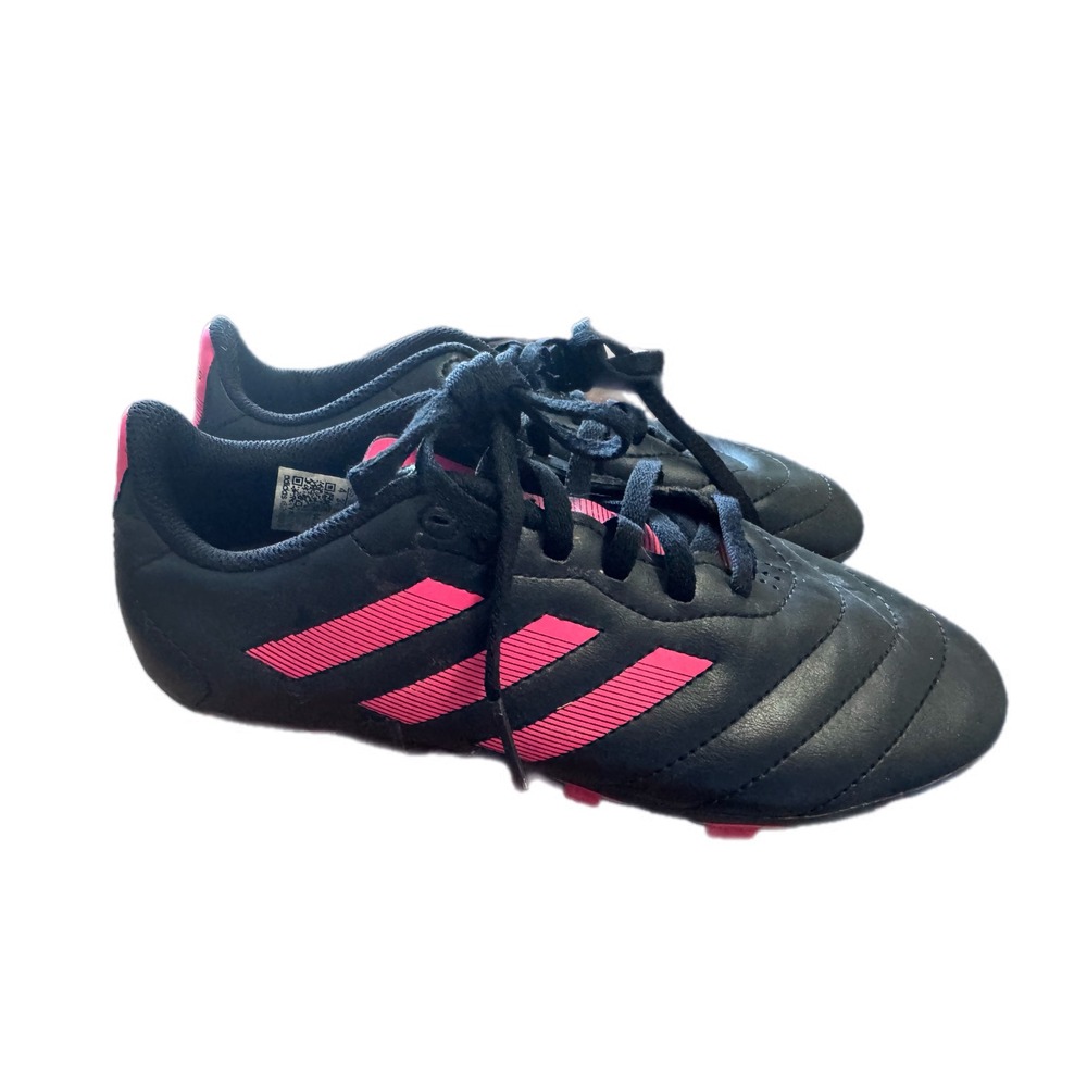 Adidas Goletto VIII FG Soccer Cleats Youth 4 Black Pink Excellent GW6164